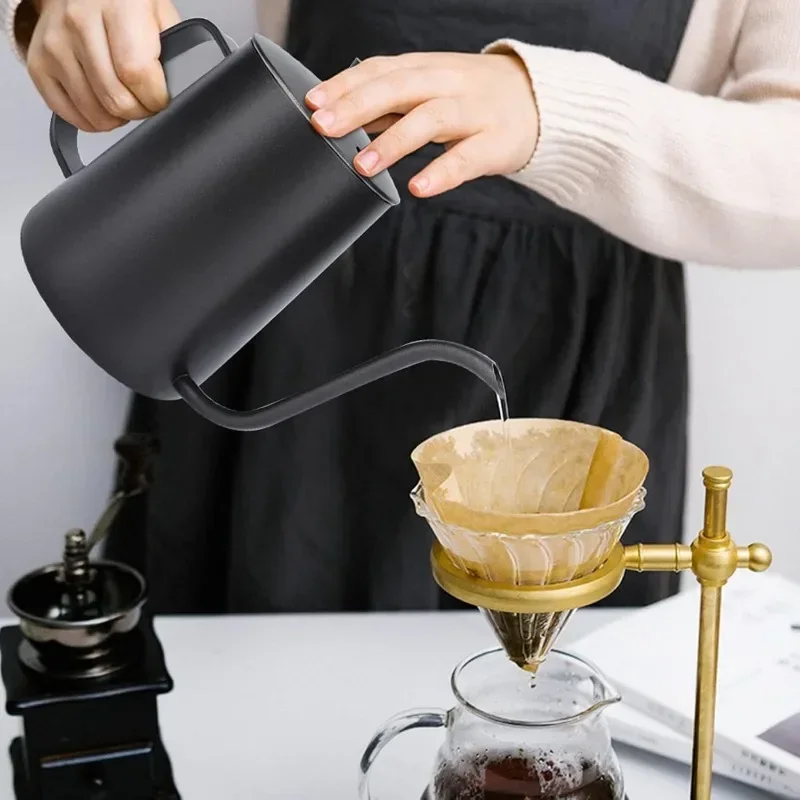 Coffee Tea Pot - Chaleira de gotejamento de aço inoxidável