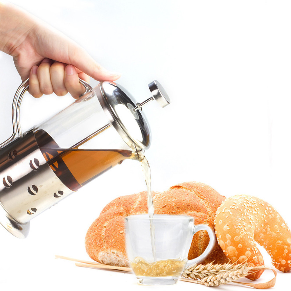 Coffee Tea Pot - Cafeteira de Aço Inoxidável com Jarra