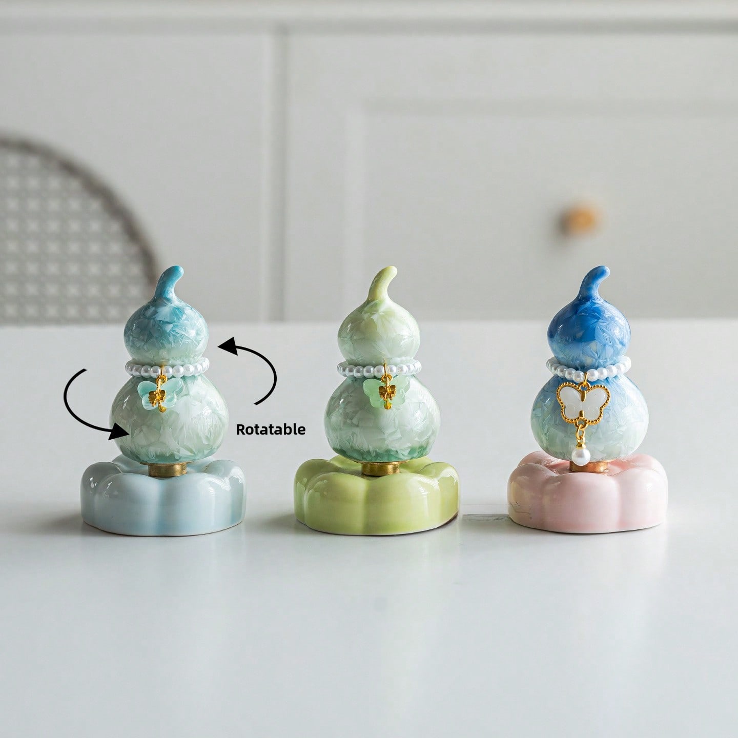 Tea & Coffee Kent - Ornamento Giratório em Forma de Cabaça