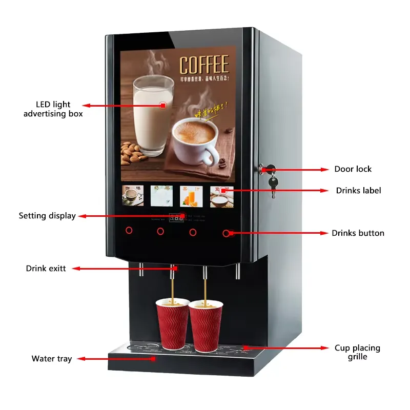 Coffee Tea Vending Machine For Office - Máquina de Venda Automática de Café