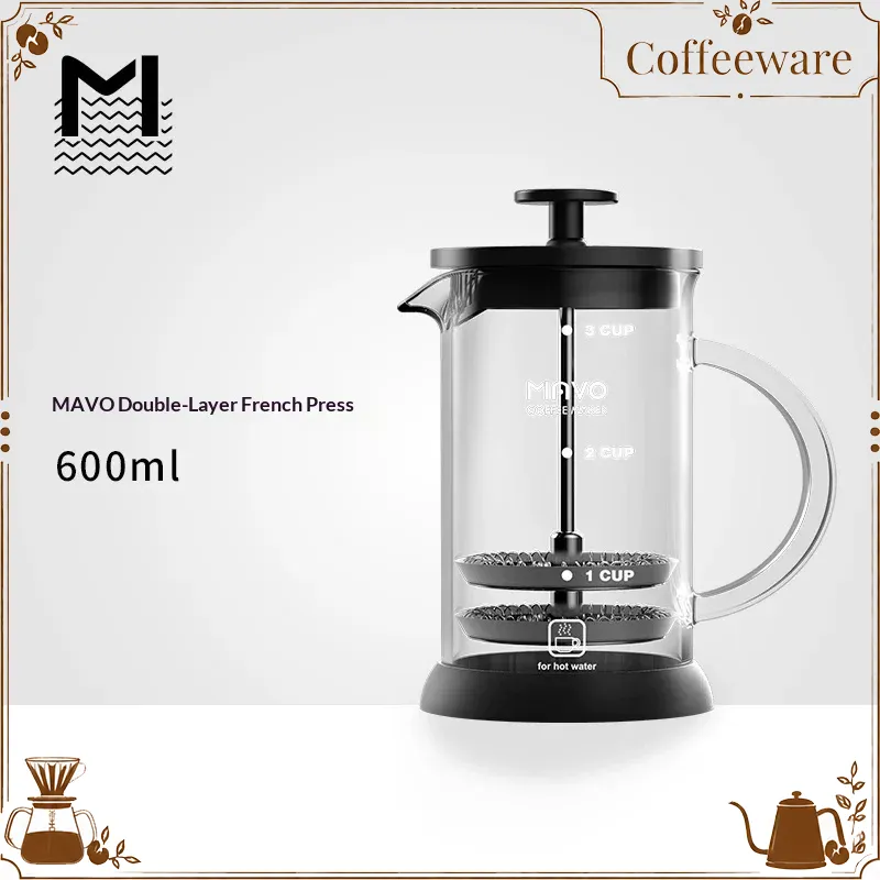 Coffee Tea Pot - Cafeteira Prensa Francesa MAVO com Filtro