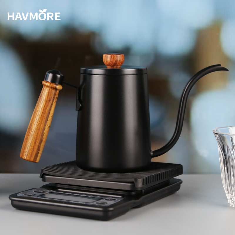 Coffee Tea Pot - Aço inoxidável Gooseneck Chaleira, Pote de