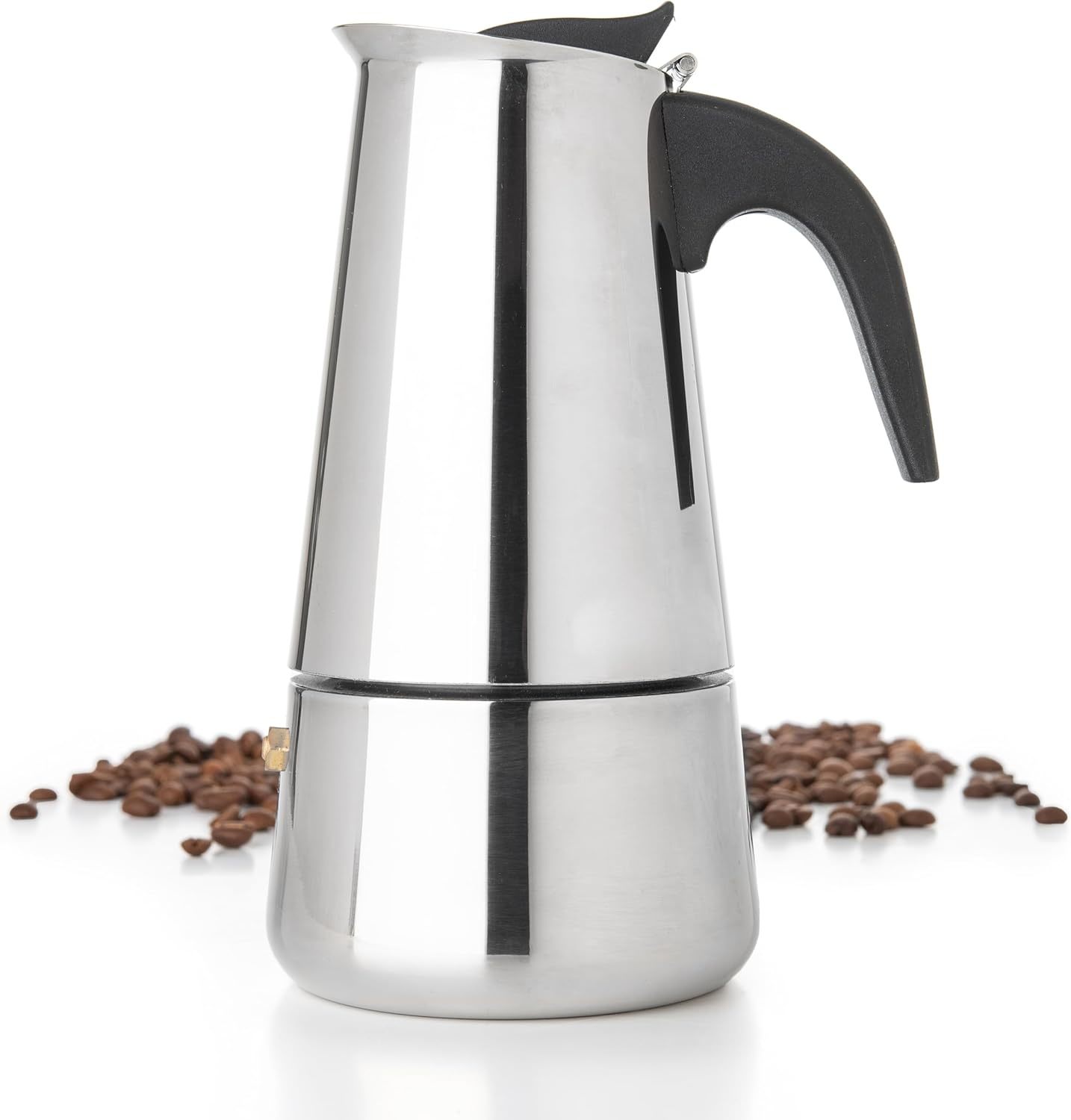 Coffee Tea Pot - Cafeteira Mocha de Aço Inoxidável com