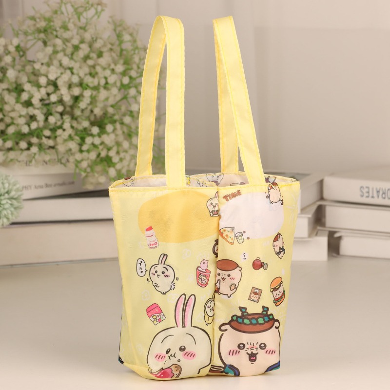 Coffee Tea Japan - Bolsa Porta-Copos Dobrável Hot Chiikawa Usagi,