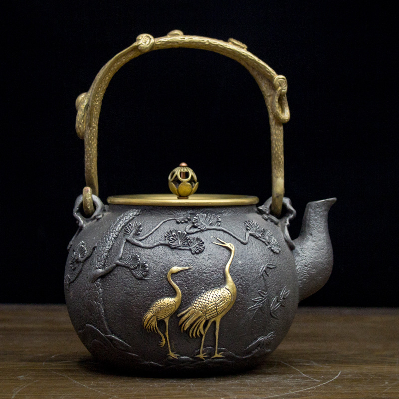 Novo bule de ferro fundido bul - Cast Iron Teapot avaliação e preço