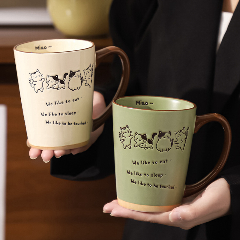 Caneca de Cerâmica Pintada à M - Coffee Tea Japan avaliação e preço