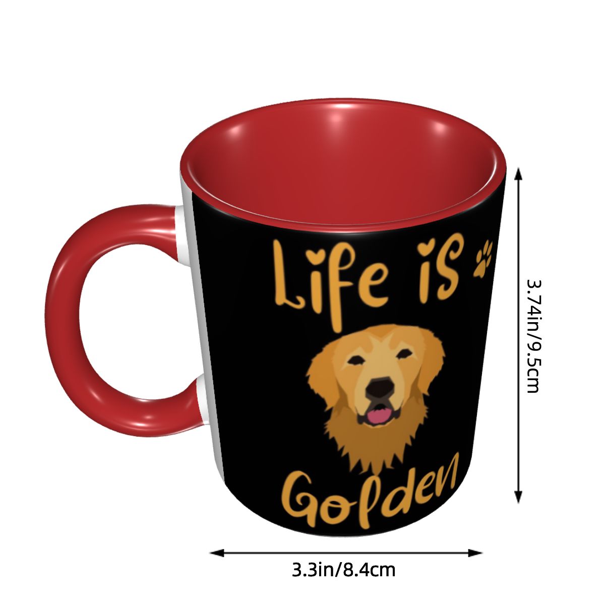 Caneca com Citação GOLDEN RETR - Coffee And Tea Quotes Funny avaliação e preço