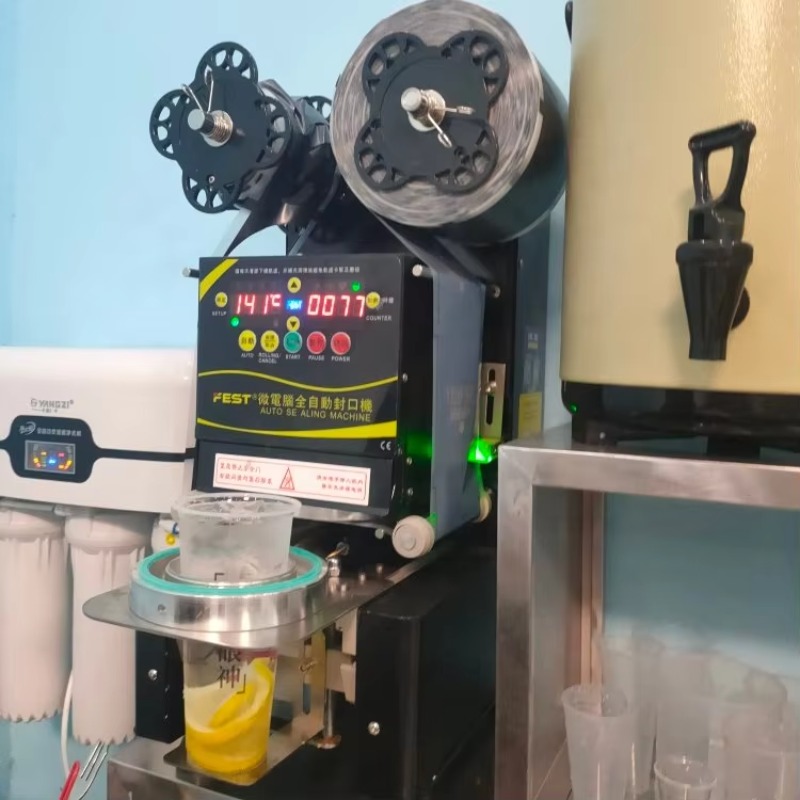 Totalmente automático papel le - Coffee Tea Boba avaliação e preço