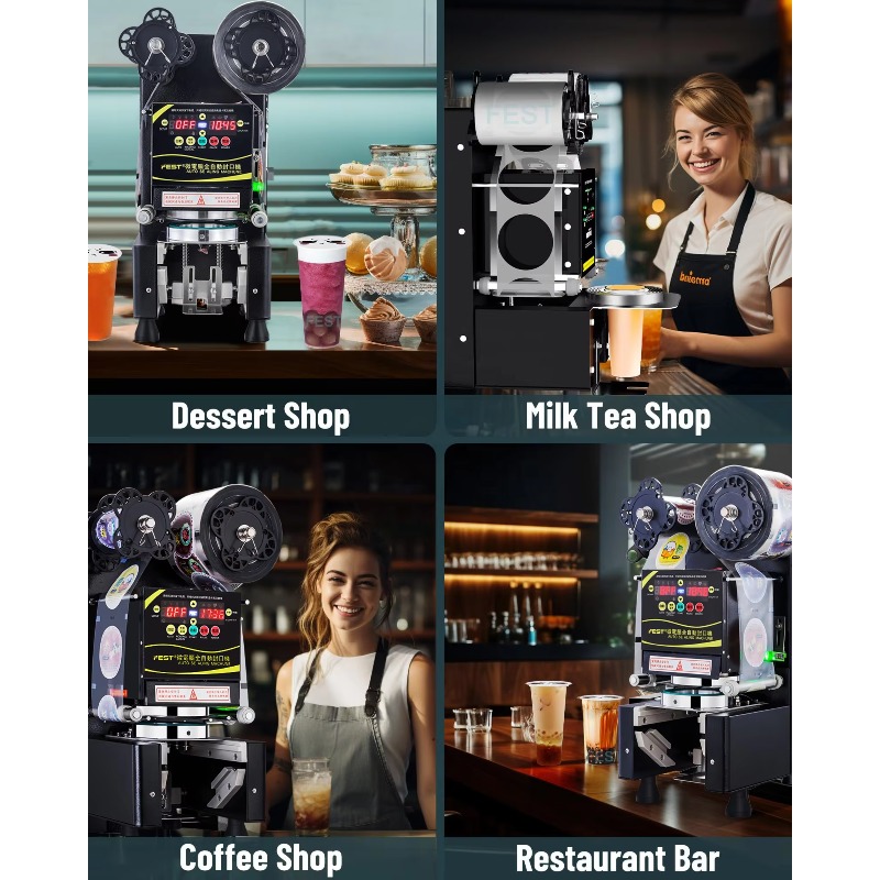 Totalmente automático papel le - Coffee Tea Boba avaliação e preço