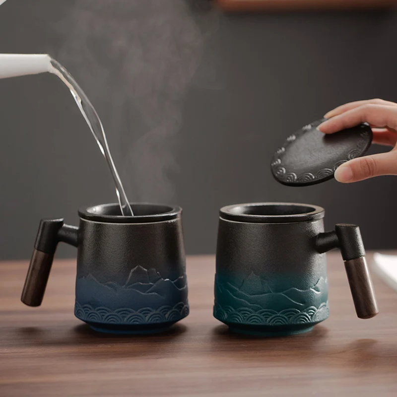 Coador de cerâmica Caneca com  - Coffee Tea Japan avaliação e preço