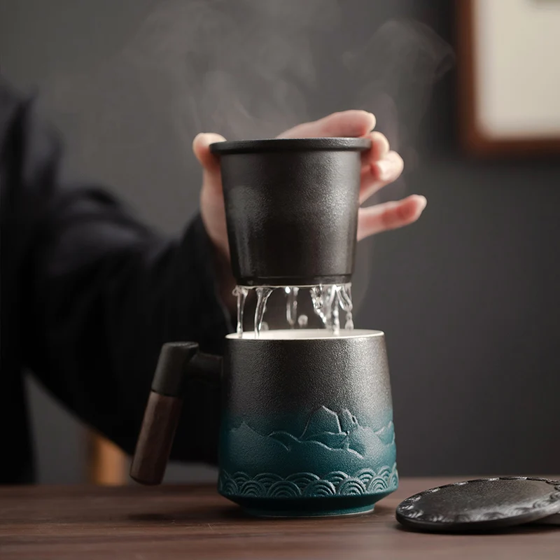 Coador de cerâmica Caneca com  - Coffee Tea Japan avaliação e preço