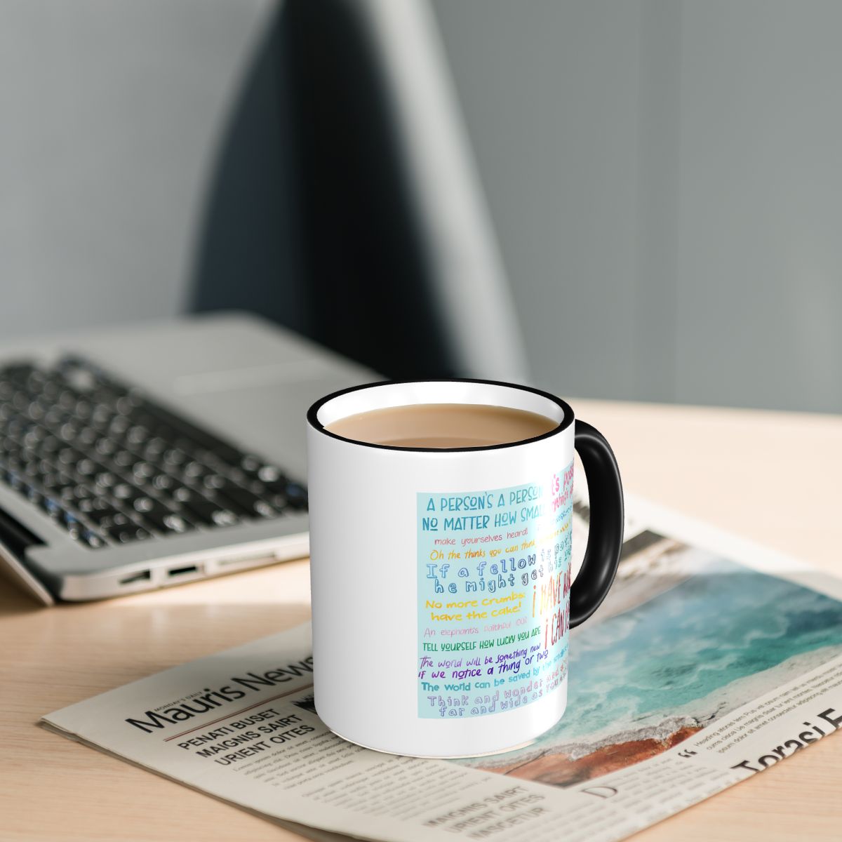 Conjunto de Canecas com Citaçõ - Coffee And Tea Quotes Funny avaliação e preço