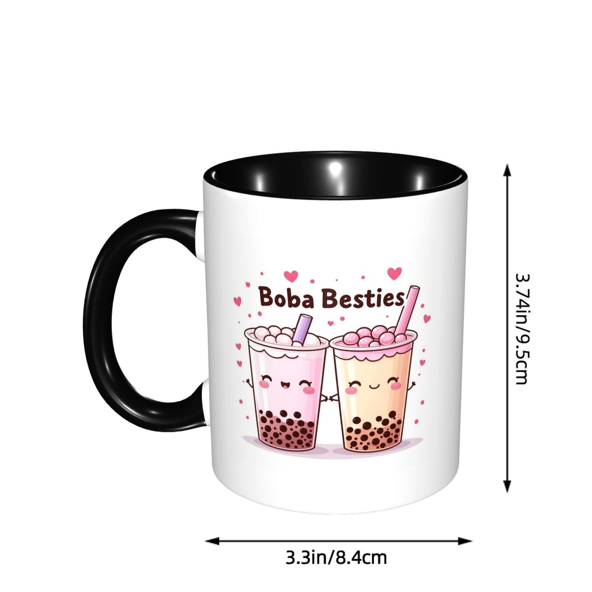 Caneca de Chá Boba Besties, Ca - Coffee Tea Boba avaliação e preço