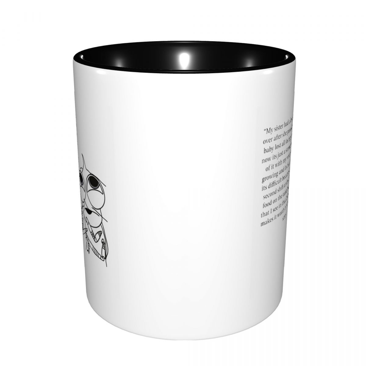 Caneca de Cerâmica Engraçada S - Coffee And Tea Quotes Funny avaliação e preço