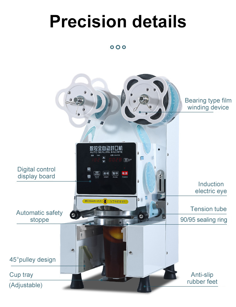 Máquina de Selagem Automática  - Coffee Tea Boba avaliação e preço
