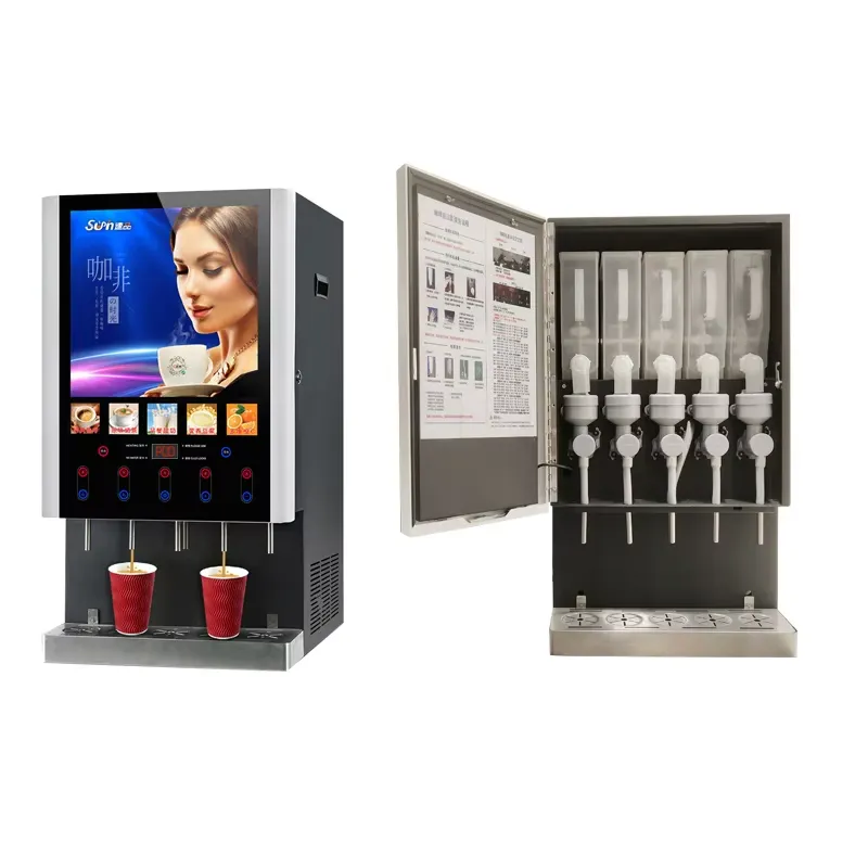 Máquina de Venda Automática de - Coffee Tea Vending Machine For Office avaliação e preço