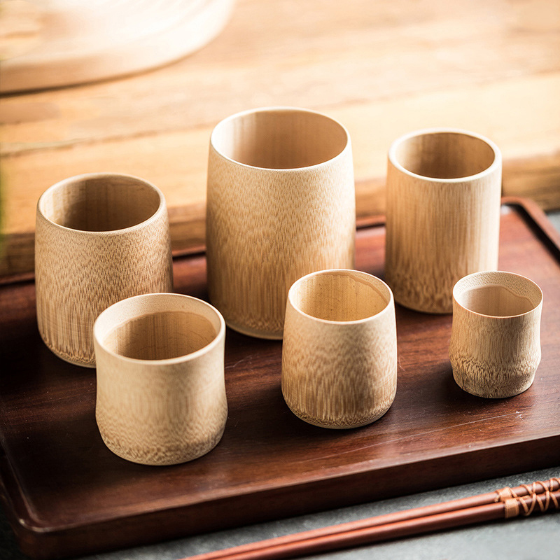 Copo de bambu artesanal de mad - Coffee Tea Japan avaliação e preço