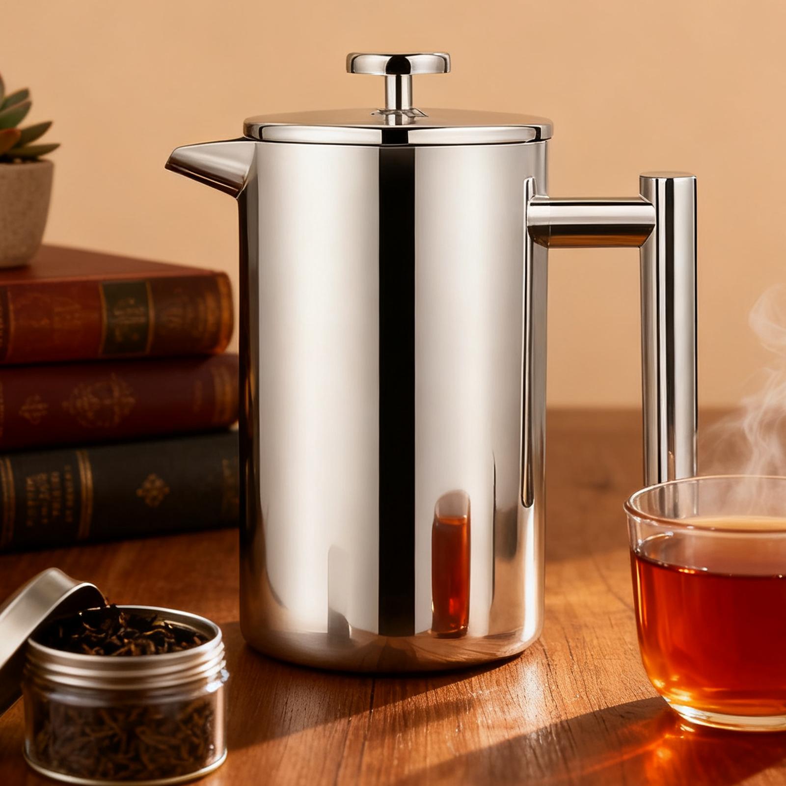 Prensa de café pote sistema de - Coffee Tea Pot avaliação e preço
