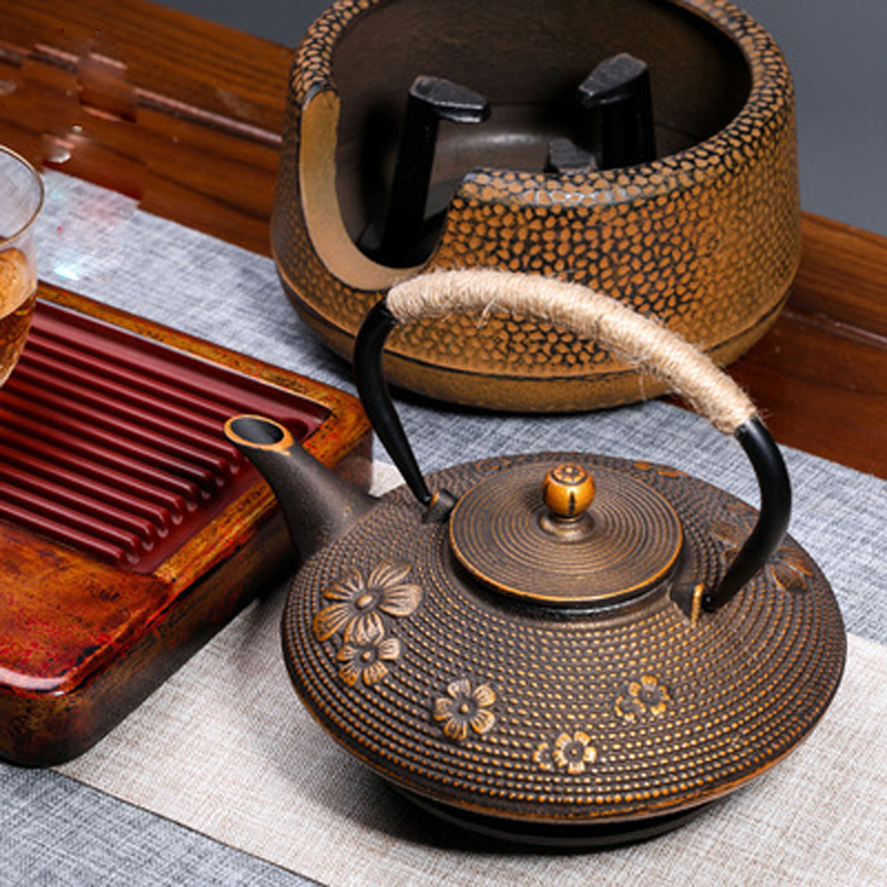 Chaleira de chá de folha de ba - Cast Iron Teapot avaliação e preço