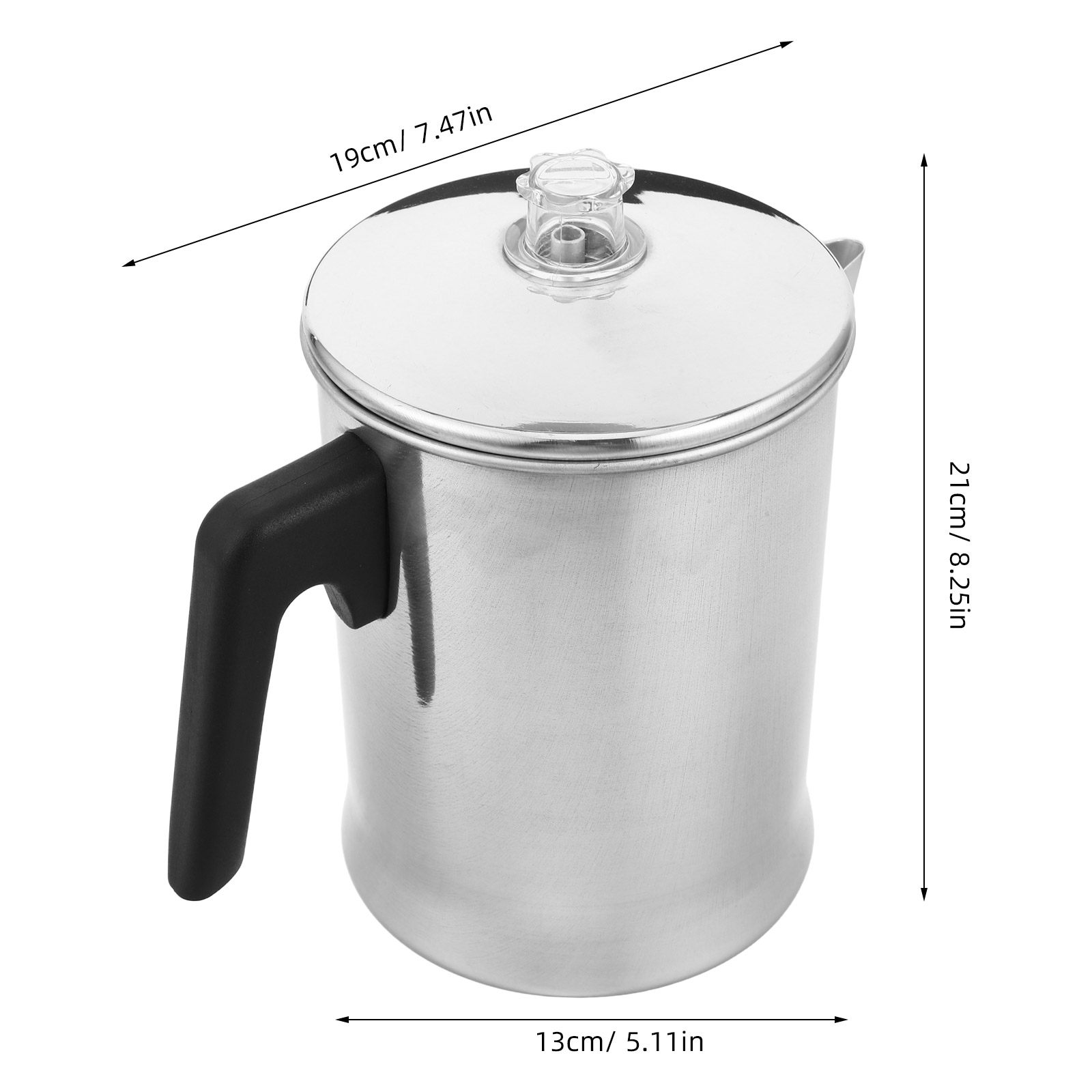 Cafeteira de Alumínio 1.8L par - Coffee Tea Pot avaliação e preço