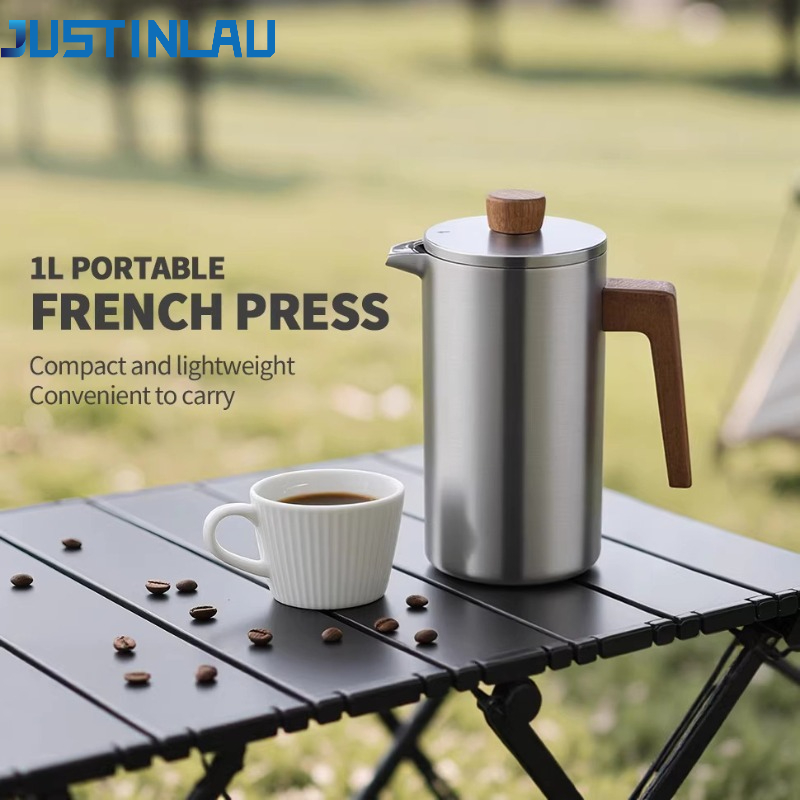 Cafeteira Francesa de Aço Inox - Coffee Tea Pot avaliação e preço