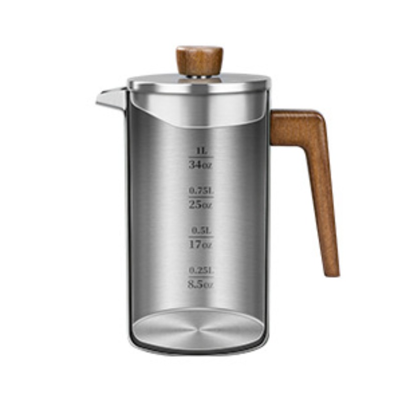 Cafeteira Francesa de Aço Inox - Coffee Tea Pot avaliação e preço