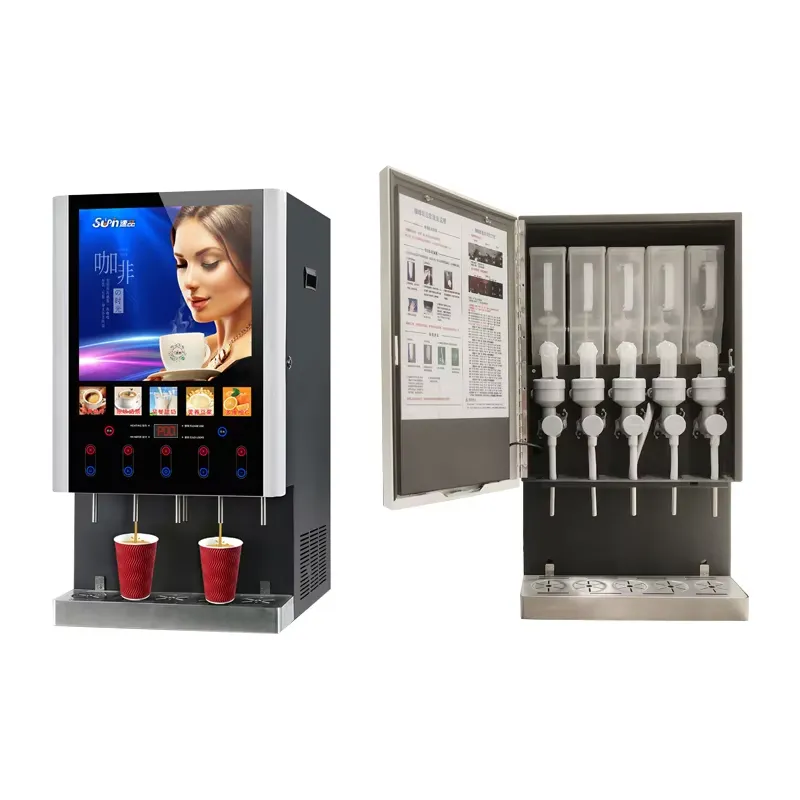 Máquina de Venda Automática de - Coffee Tea Vending Machine For Office avaliação e preço