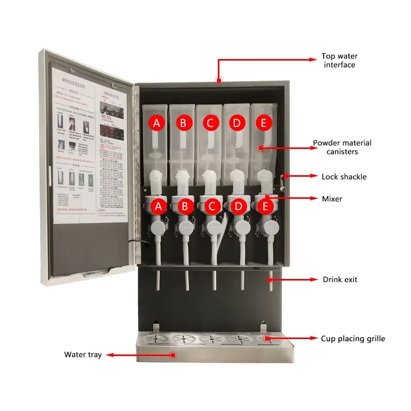 Máquina de Venda Automática de - Coffee Tea Vending Machine For Office avaliação e preço