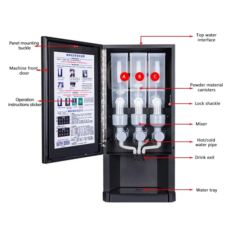 Máquina de Café Automática 30S - Coffee Tea Vending Machine For Office avaliação e preço
