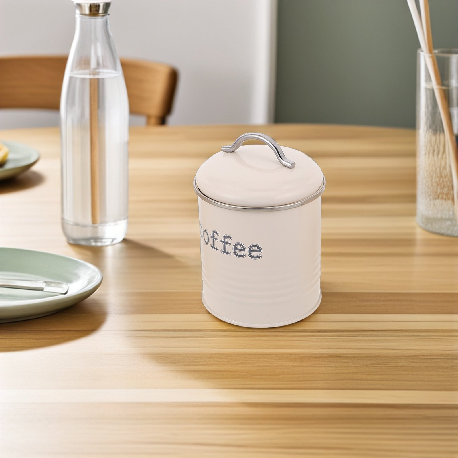 Conjunto de 3 Recipientes Herm - Coffee Tea Beans avaliação e preço