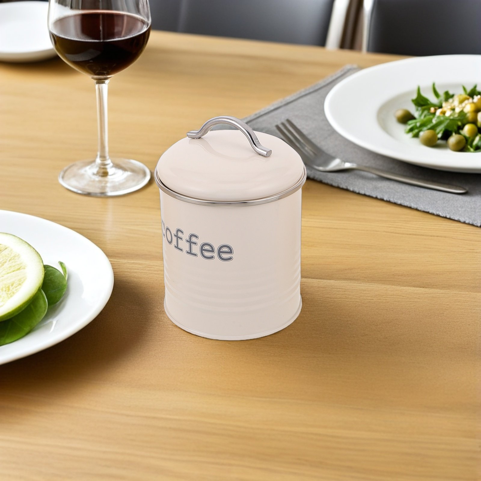 Conjunto de 3 Recipientes Herm - Coffee Tea Beans avaliação e preço